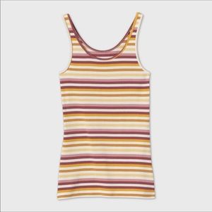 A new day women’s striped tank top new with tags